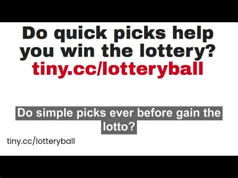 quickplay lotto|Quick Picks: How They Work .